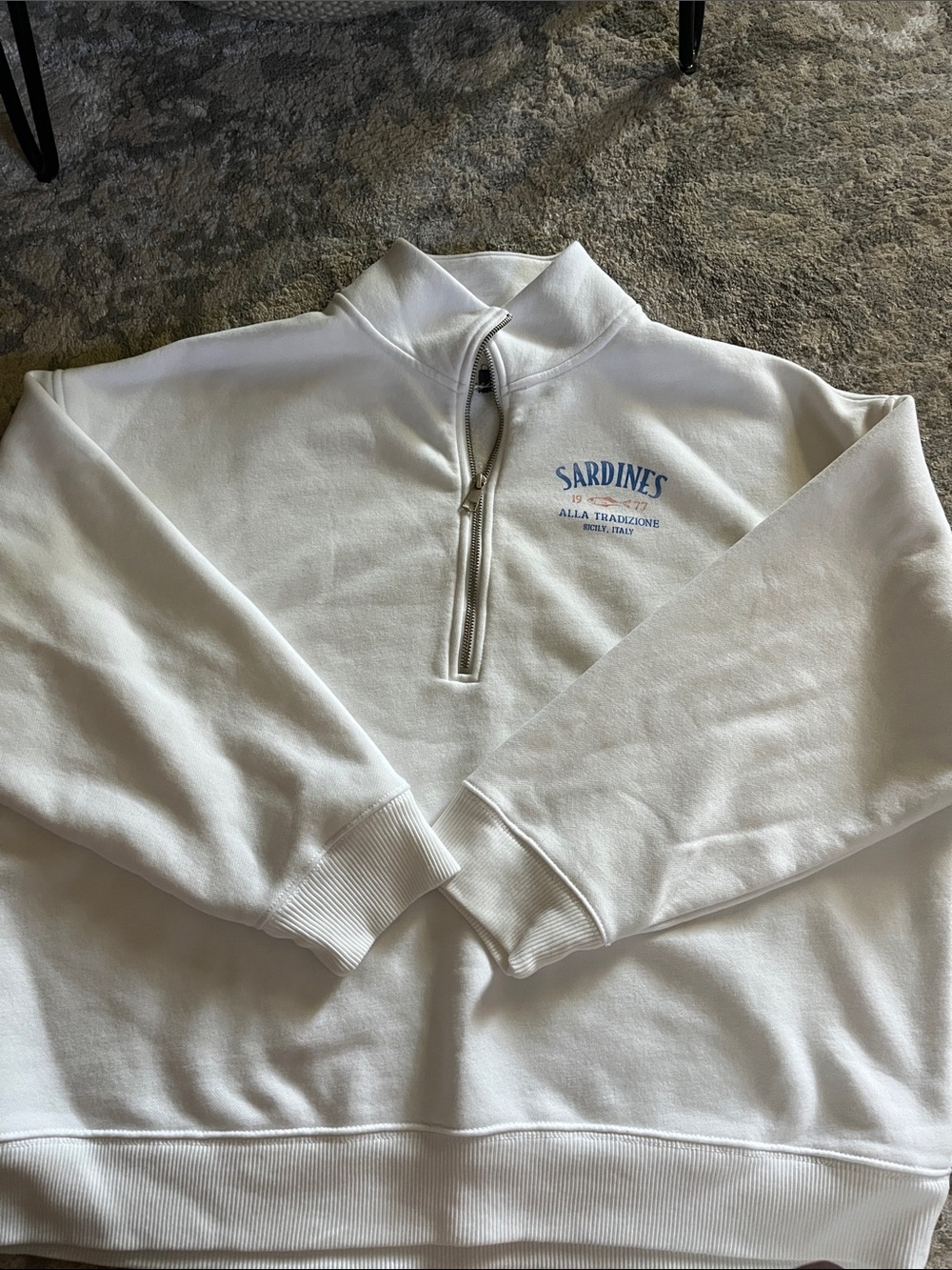 American Eagle luxe everyday quarter zip sweatshirt large